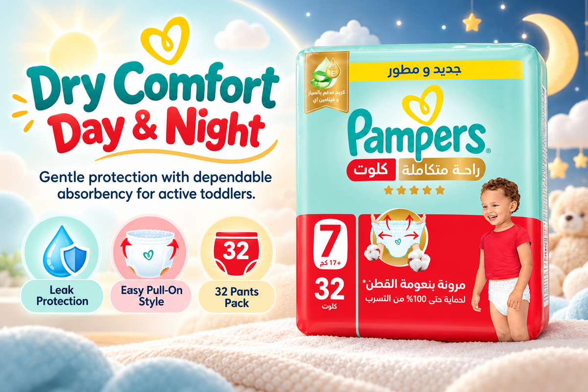 Pampers Premium Care Pants Size 7 – 32 Pants Value Pack