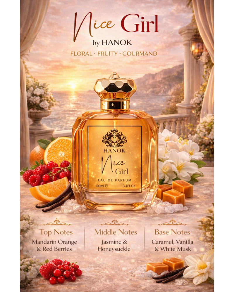 Nice Girl by Opal Perfumes – Sweet Floral Fruity Gourmand Perfume for Women (100ml EDP)