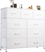 Storage Cabinet : Bedroom Dresser with 9 Drawers