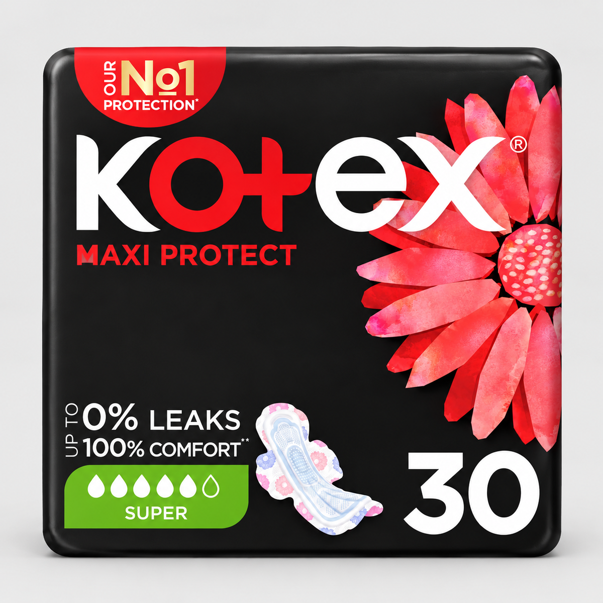Kotex Maxi Super Pads – 4 packs x 120 pads