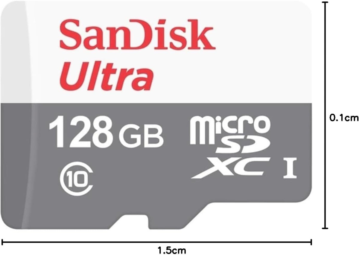 SanDisk 128GB Ultra microSDXC UHS-I Class 10 Memory Card 100 MB/s