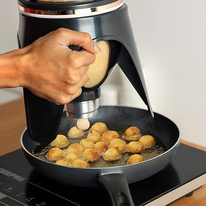 Manual Dough & Batter Dispenser – Donut Hole Maker for Baking and Frying