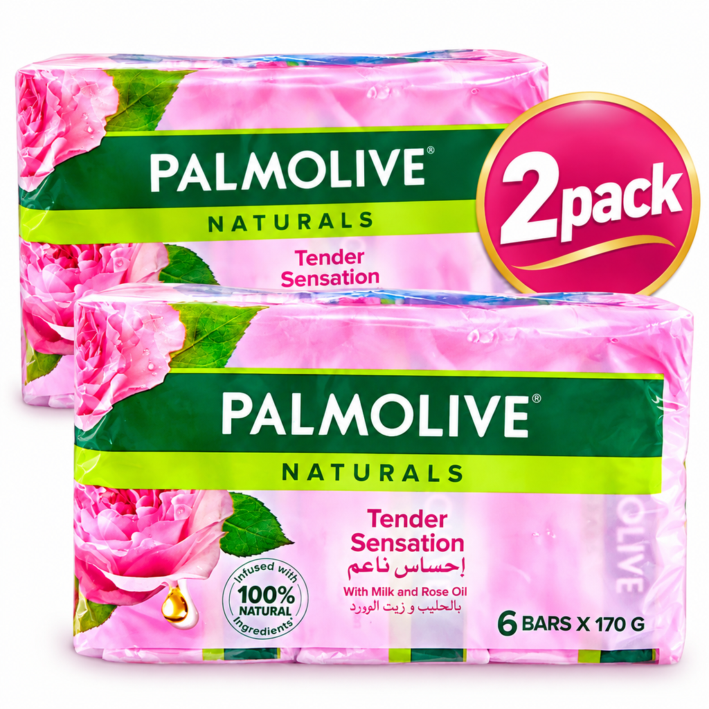 Palmolive Nourishing Sensation Soap with Milk & Rose 170g x 2packs 12pcs