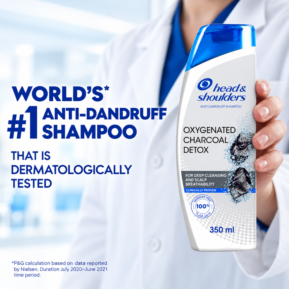 Head & Shoulders Charcoal Detox 350ml  x 2pcs – Fresh Scalp & Clean Hair