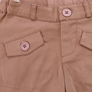 I Love Gorgeous Girls Mushroom Brown Stylish Cotton Short Shorts