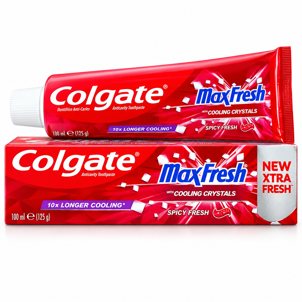 Colgate Max Fresh Spicy Fresh Toothpaste 100ml x 6pcs – Long-Lasting Freshness