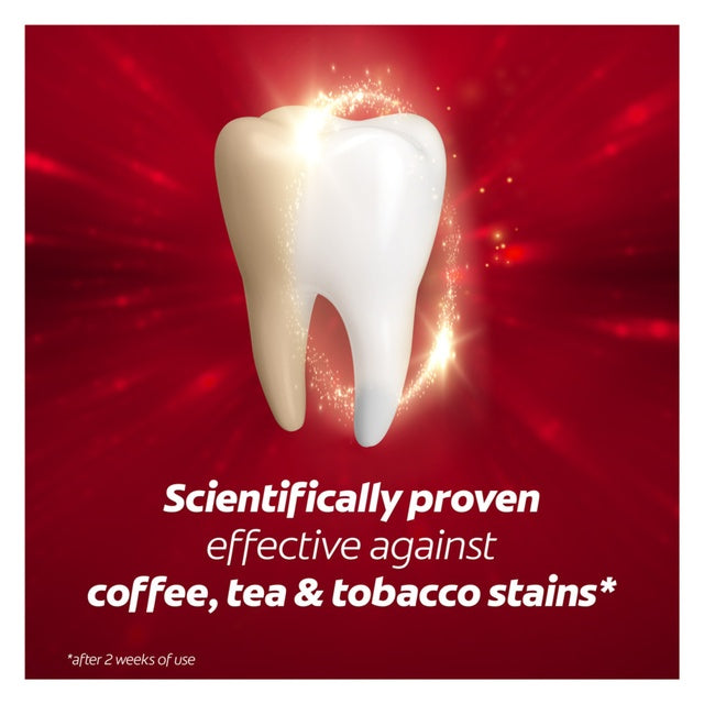 Colgate Optic White Stain Removal Toothpaste for Coffee, Tea & Tobacco | 75ml