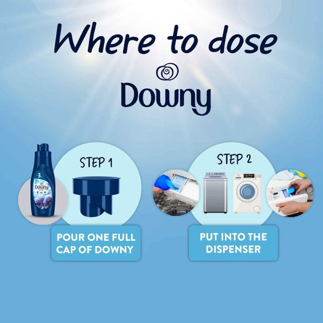 Downy Rose Garden Concentrate Fabric Softener & Enhancer | 2 Litre Value Pack