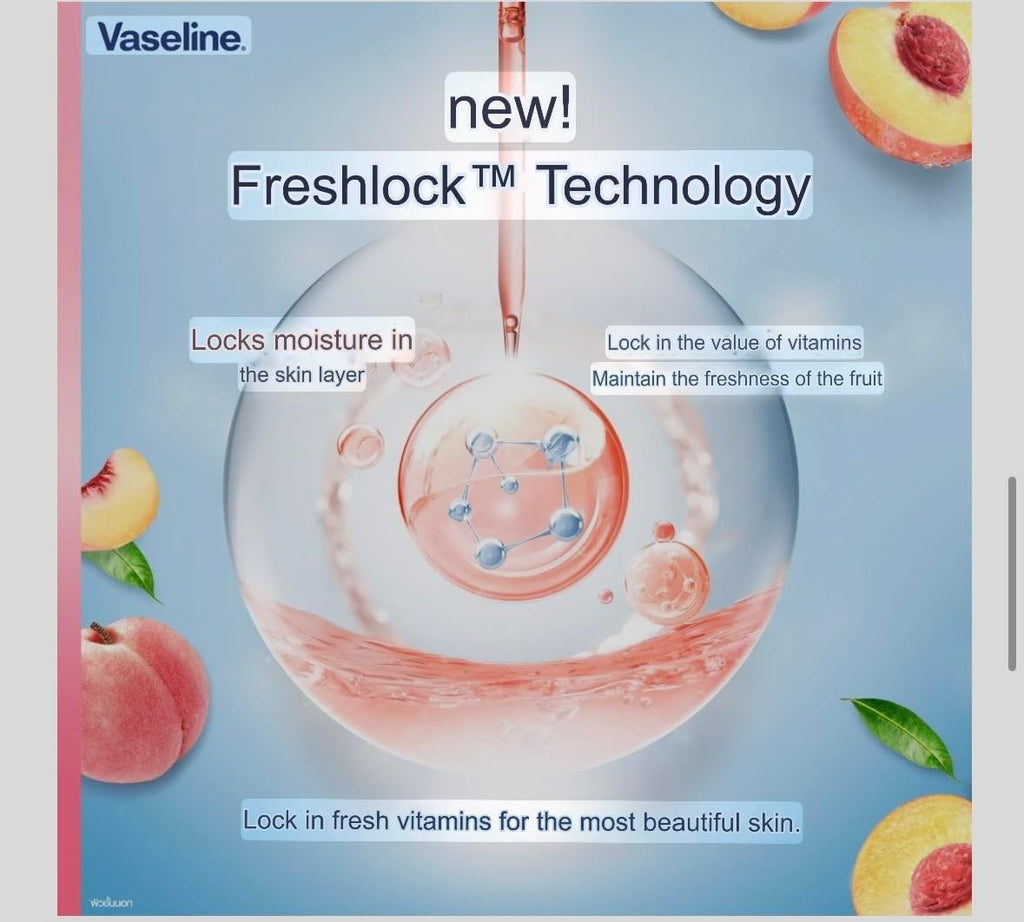 Vaseline Peach Superfood Lotion 320ml