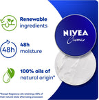 NIVEA Creme Tin Moisturizing Cream, Provides Intensive Protective Care for Soft and Supple Skin, 150ml