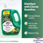 Clorox Scentiva Pine Multipurpose Disinfectant Cleaner Bleach Free 4.5 Litres
