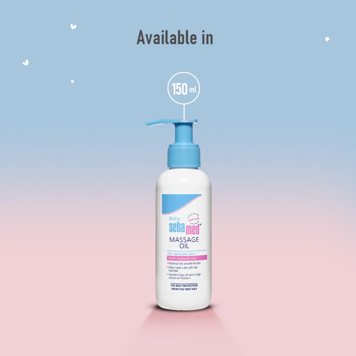 Sebamed Gentle Nourishing Baby Body Massage Oil for Sensitive Skin (150 ml)