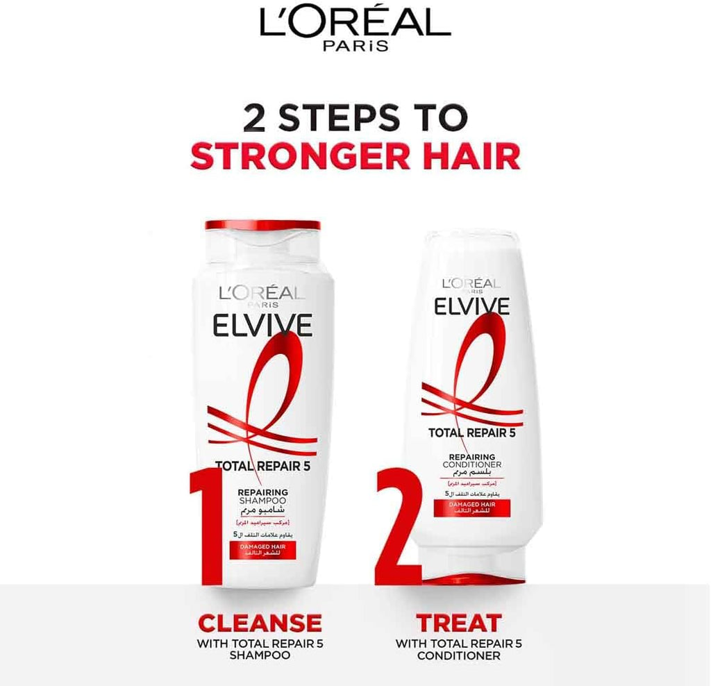 L'Oréal Paris Elvive Total Repair 5 Shampoo for Damaged Hair | 400ml