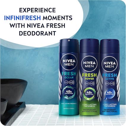 NIVEA Men Fresh Power Deodorant Spray | 150ml