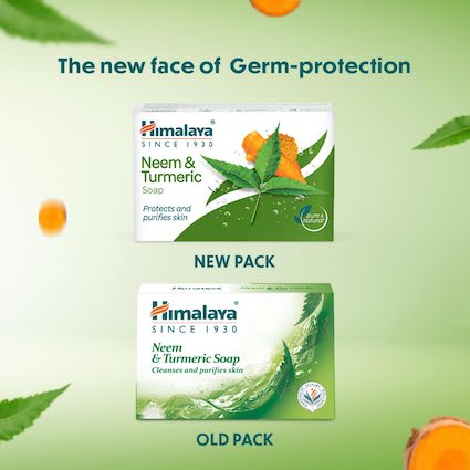 Himalaya Herbal Soap for Clear Skin - Neem & Turmeric (6 x 125g Multi-Pack)