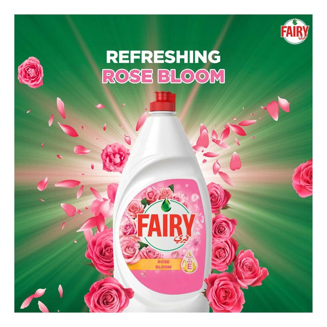 Fairy Rose Bloom Touch Of Vitamin E Dishwashing Liquid 600 ml