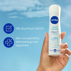 Nivea Fresh Natural Antiperspirant Spray for Women 48H Protection 150 ml
