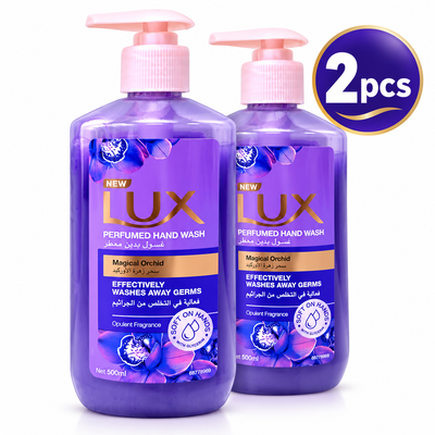Lux Magical Orchid Liquid Hand Wash 500ml x 2pcs – Floral Freshness