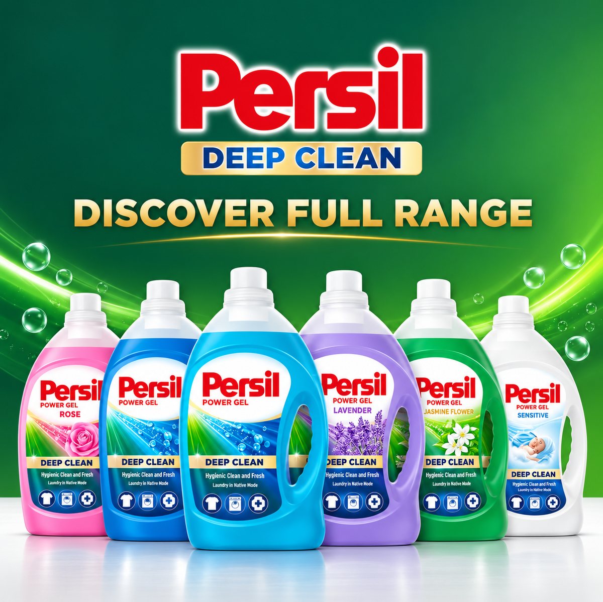 Persil Power Gel Lavender 4.8L – Deep Clean & Fresh Lavender Scent