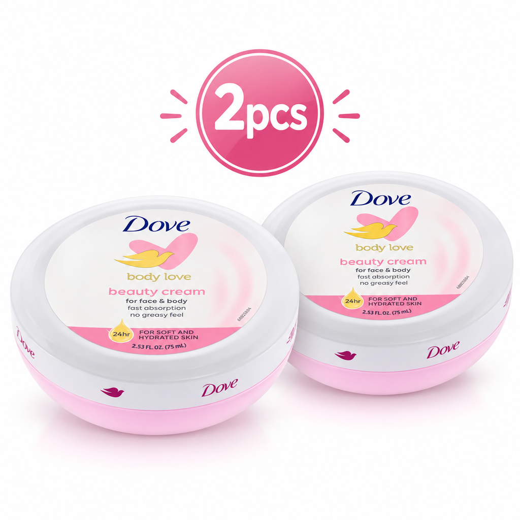 Dove Beauty Cream 250ml x 2pcs – Rich Moisturizing Care for Soft Skin