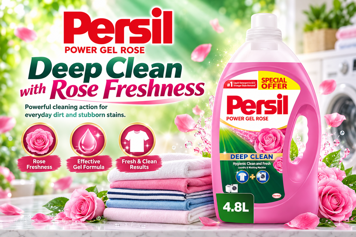 Persil Rose Power Gel 4.8L – Powerful Laundry Detergent
