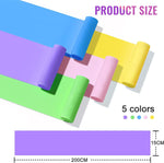 SKY-TOUCH Latex Resistance Exercise Band 5Pc