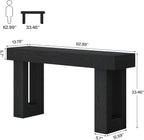 160cm Long Console Table, Wooden Rectangular Sofa Table