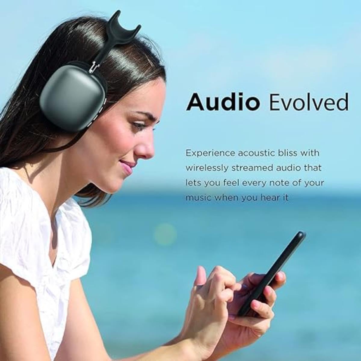 Premium P9 Over-Ear Wireless Bluetooth Headphones - Noise Cancelling, Hi-Fi Stereo Sound, Sport Headset with Microphone, Compatible with All Phones for Enhanced Music and Calls""