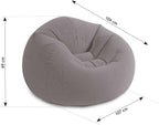 Beanless Bag Inflatable Chair, Grey