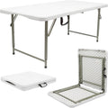 SKY-TOUCH Folding Lightweight Trestle Outdoor Camping Table