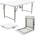 SKY-TOUCH Folding Lightweight Trestle Outdoor Camping Table
