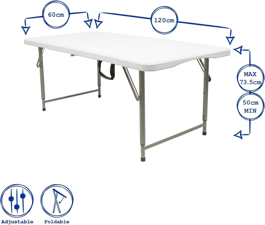 SKY-TOUCH Folding Lightweight Trestle Outdoor Camping Table