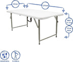 SKY-TOUCH Folding Lightweight Trestle Outdoor Camping Table