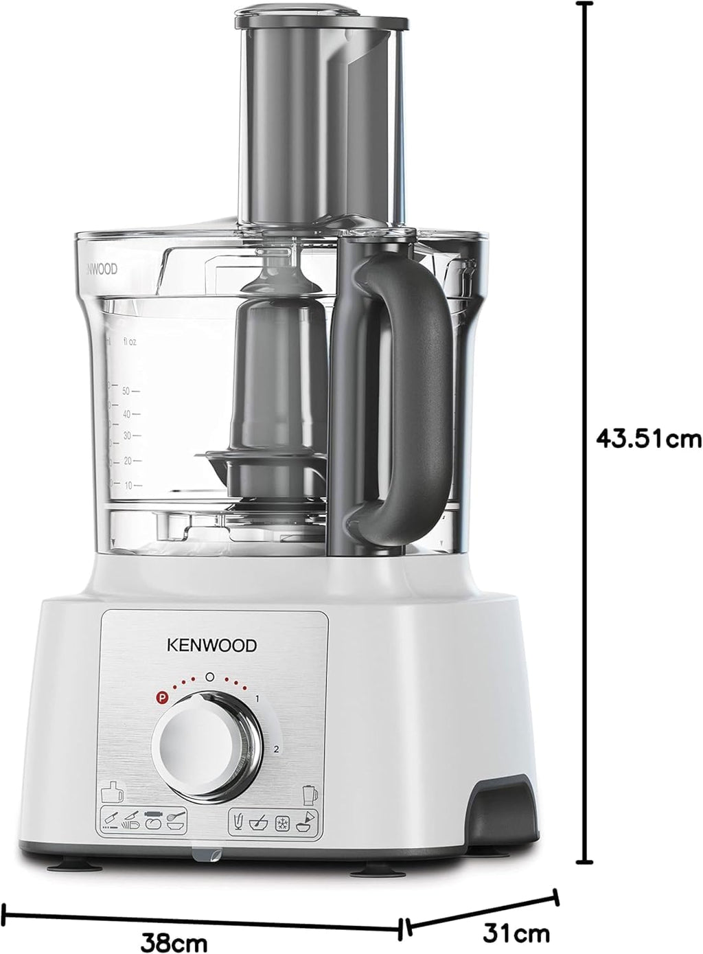Food Processor 1000W Multi-Functional