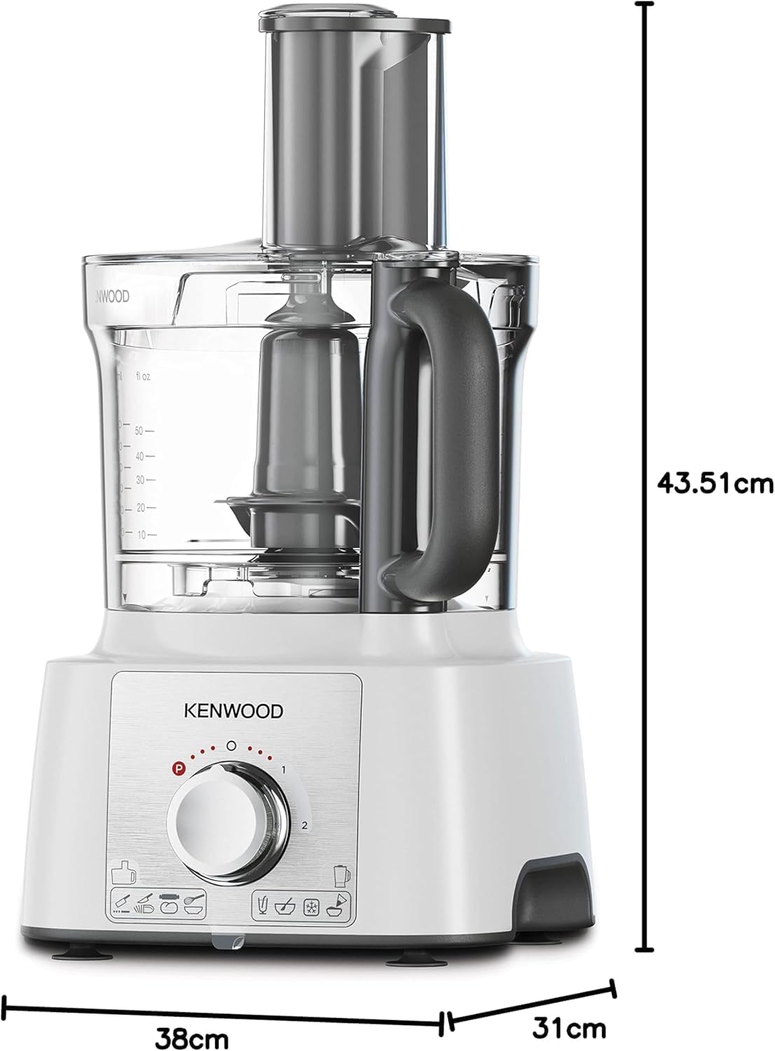 Food Processor 1000W Multi-Functional
