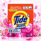 Tide Triple Power Downy Floral Breeze 2.25kg X 2Pcs  – Deep Clean & Freshness