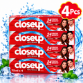 Closeup Red Toothpaste – Fresh Breath & Daily Cleaning 75ml 4 Pcs