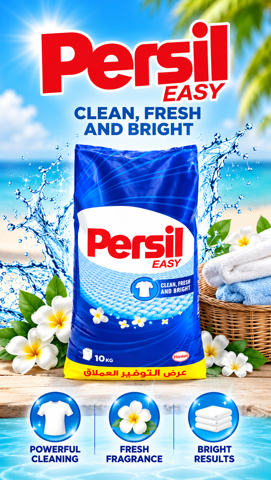 Persil Easy Powder Blue 10kg – Clean, Fresh & Bright Laundry