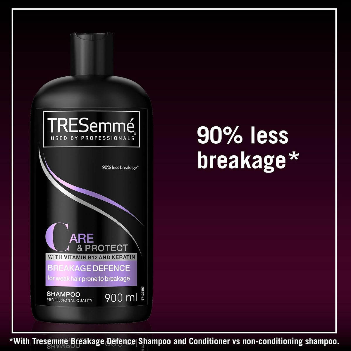 TRESemme Breakage Defence Strengthening Shampoo | 900ml Value Size