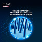 Clear Men Hair Fall Defence Anti-Dandruff Shampoo | Twin Pack (2 x 180ml)