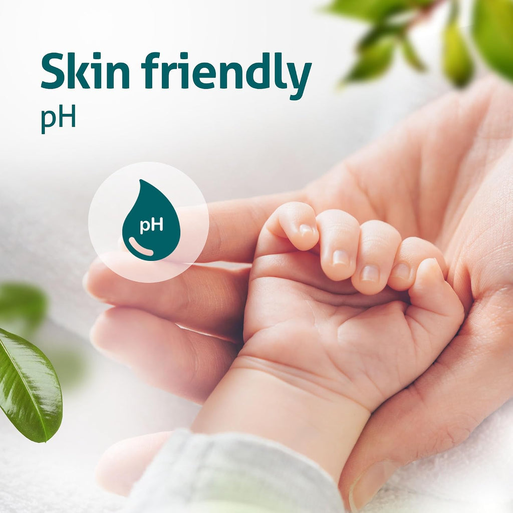 Himalaya Gentle Baby Bath Tear-Free|pH 5.5 | 95% Natural Origin Ingredients|with Chickpea & Fenugreek-  400ml