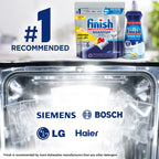 Finish Quantum All in 1 Dishwasher Tablets Lemon Sparkle Scent 50 pcs