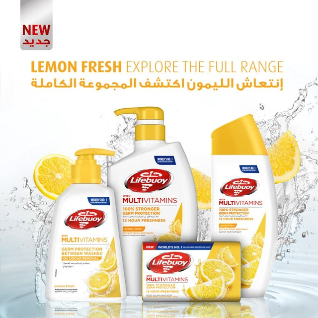 Lifebuoy Lemon Fresh Anti-Bacterial Body Wash | 300 ml | Germ Protection