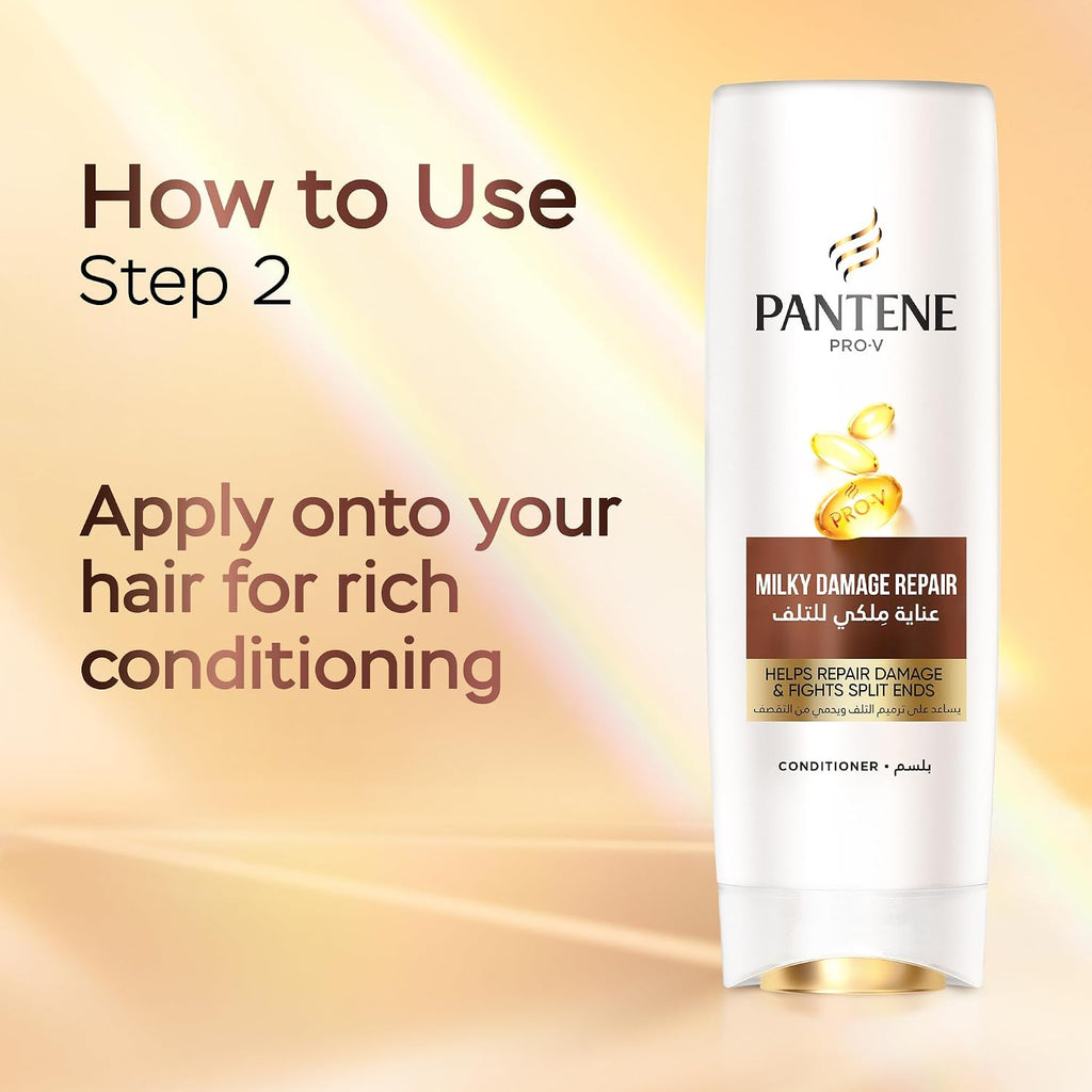 Pantene Pro-V Milky Damage Repair Conditioner for Deep Nourishment, 360ml
