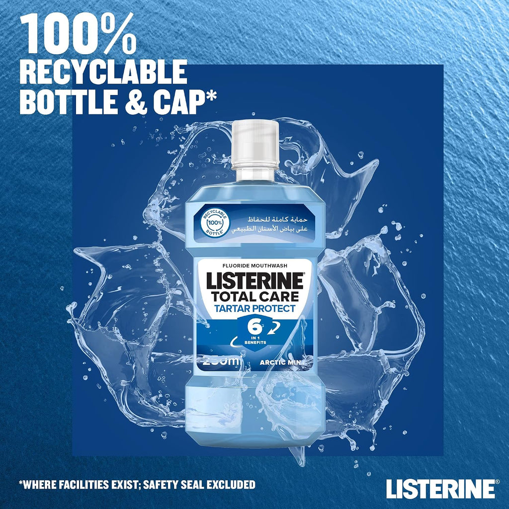 Listerine Total Care Tartar Protect Mouthwash Arctic Mint | 250ml