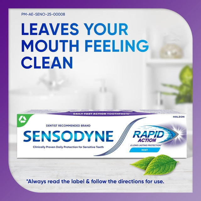 Sensodyne Rapid Action Mint Toothpaste 75 ml