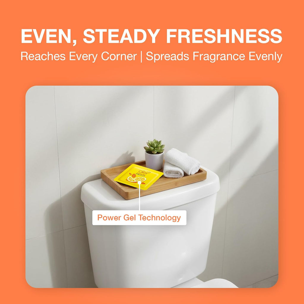 Godrej Aer Long-Lasting Home & Bathroom Freshener - Lemon Scent (6-Pack)