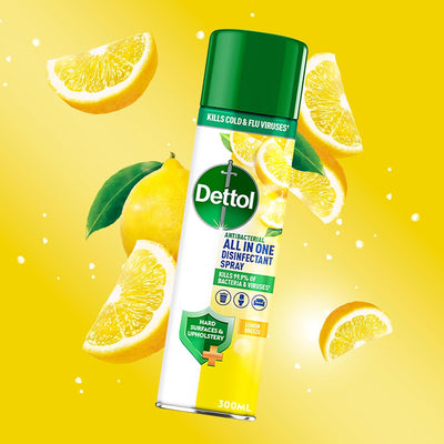 Dettol All-in-One Disinfectant Spray | Lemon Breeze Scent | 300ml