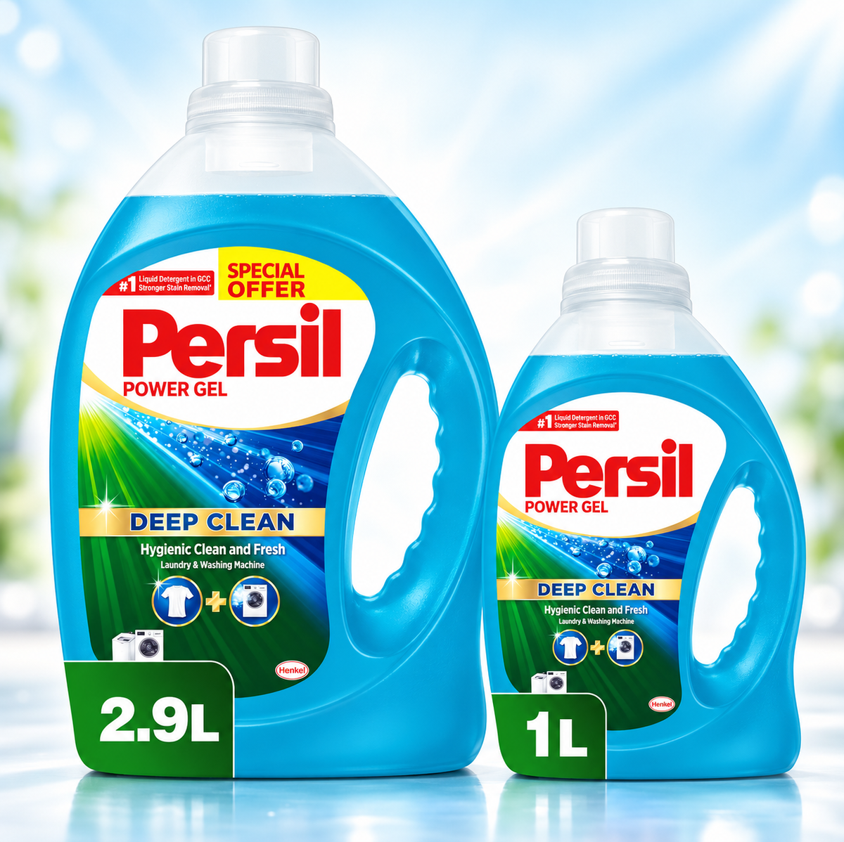 Persil Liquid Gel Green Value Pack – 2.9L + 950ml