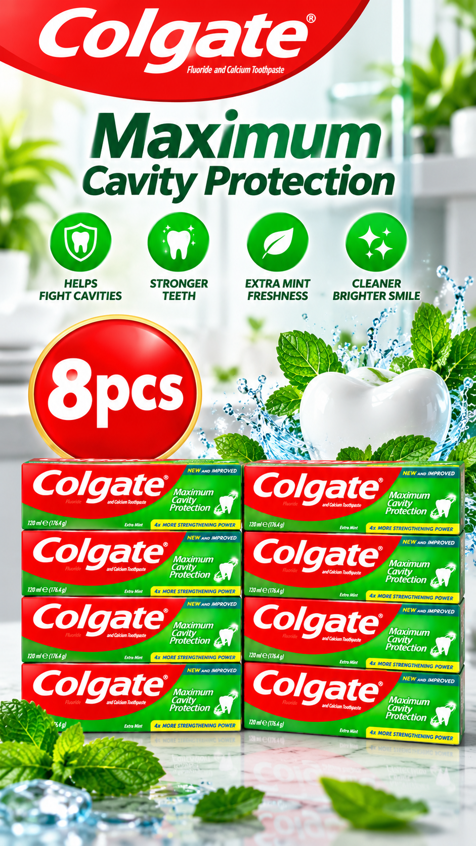 Colgate Max Cavity Extra Mint 120ml – Everyday Oral Care